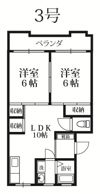 マンションエスティーの間取り画像