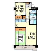 レジデンスαの間取り画像