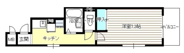 シェルコート金山の間取り画像