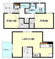 鴨池96KODATEXⅢ-Aの間取り画像