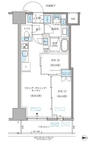 パークアクシス住吉ガーデンスクエアの間取り画像