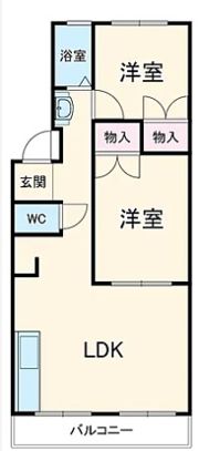 マンションアリスBの間取り画像