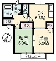 プラスペリティの間取り画像