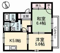 カーサワンセブン B棟の間取り画像