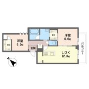 セレスト弁天の間取り画像