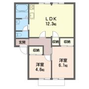 コスモグレース Aの間取り画像