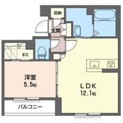 マーベラス古市の間取り画像