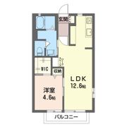 フロ－ラ田喜野井の間取り画像