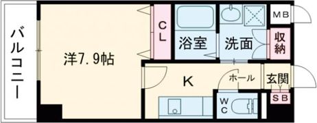 T・Kビル西大寺 NORTHの間取り画像