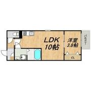 LECOCON岩倉Ⅲの間取り画像