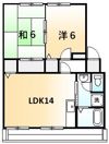 ローズロード多治米の間取り画像