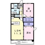 エストレーノ見川100の間取り画像