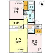 セジュール拓北の間取り画像
