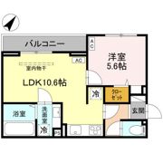 (仮称)D-ROOM大房PJ A棟の間取り画像