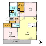 グラディートの間取り画像