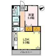 コーポラスの間取り画像