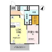 La Maison大手町Ⅰの間取り画像