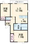 ディアコートの間取り画像