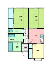 ヤマキパレスの間取り画像