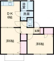 メンバーズタウンハーモニーKの間取り画像