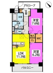 ベルカンパーニュの間取り画像