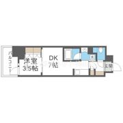 K-COURT谷町四丁目の間取り画像