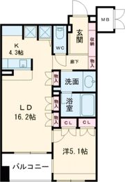 D'クラディア勾当台公園の間取り画像