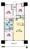 レーベン熊本新町EMBRACEの間取り画像