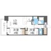 K-COURT谷町四丁目の間取り画像