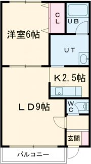 ハイツふきのとうNo．8の間取り画像