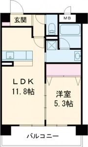 ティア 寺崎の間取り画像