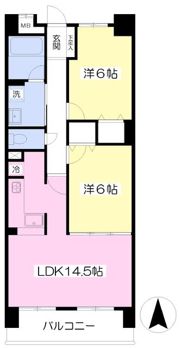メゾンMB道後の間取り画像
