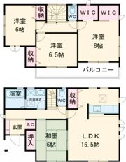 リーブルファイン高崎並榎の間取り画像