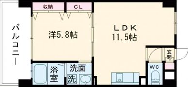 ベルカント札場の間取り画像