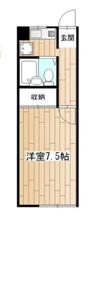 昭和コーポ川越の間取り画像