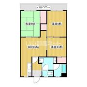 ボスコ南大分の間取り画像