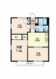 リヴェール東山の間取り画像