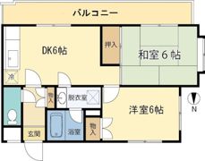 メゾンドブランの間取り画像