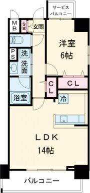 リブウェル本厚木の間取り画像