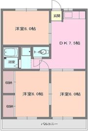 サニーヴィレッジⅠの間取り画像