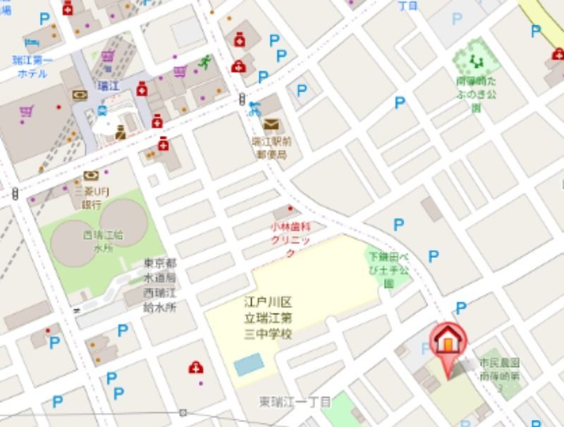近くに施設あり