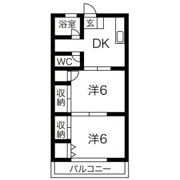 奈良渕ハイツの間取り画像