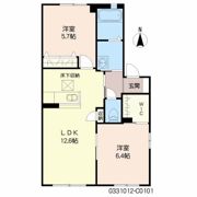ヴィサージュ本城 C棟の間取り画像