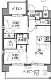 S-RESIDENCE渡辺通ascentの間取り画像