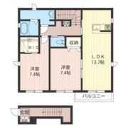 シャルマンイーストの間取り画像