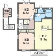 エクセランFの間取り画像