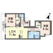 キポス メリッサの間取り画像