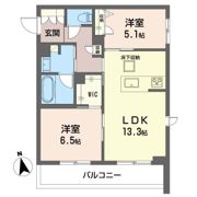 ラピスールの間取り画像