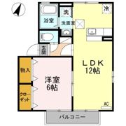 カームダウン愛の間取り画像