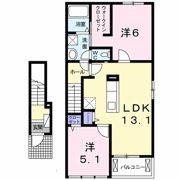 グリーンワールド Ⅲの間取り画像